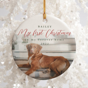 Erste Weihnachten in My Forever Zuhause Pet Keramik Ornament