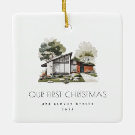 Erste Weihnachten in New Zuhause Holiday Ornament