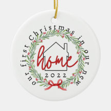 Erste Weihnachten in New Zuhause Ornament
