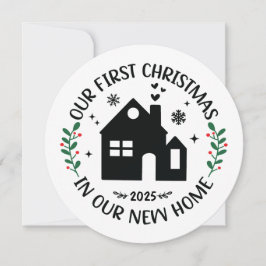 Erste Weihnachten in New Zuhause Personalisierte W