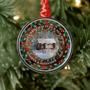 Erste Weihnachten in unserem neuen Zuhause-Stallho Ornament Aus Metall