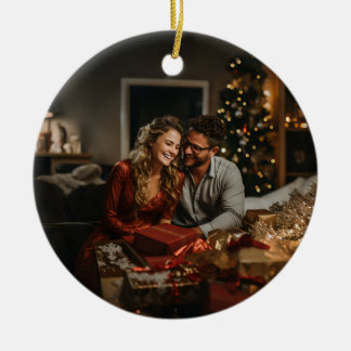 Erste Weihnachten in unserer neuen Wohnung Keramik Ornament