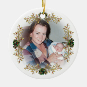 Erste Weihnachten ist ein Oma! Keramik-Ornament Keramikornament