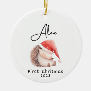 Erste Weihnachten, Personalisierter Name des Babys Keramik Ornament