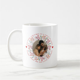 Erste Weihnachtsfamilie von drei Beerengrenzen-Fot Kaffeetasse