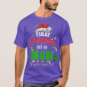 Erste Weihnachtsfeier als Mama Junge Mutter 1. Wei T-Shirt