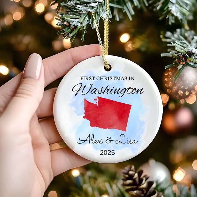Erste Weihnachtsfeier in Washington Staat Ornament (Von Creator hochgeladen)