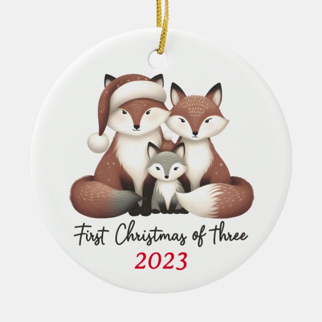 Erste Weihnachtsfeier zum Dreissiger Ornament (Vorne)