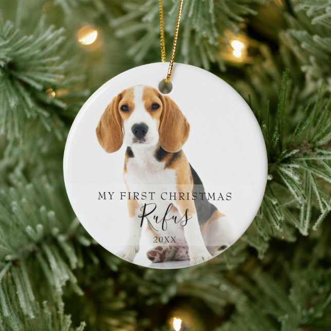 Erste Weihnachtsgebäck-Fotos Keramik Ornament (Baum)