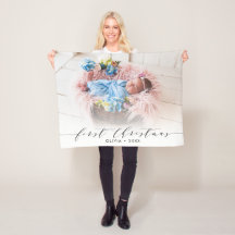 Erste Weihnachtshandschrift Modernes Foto