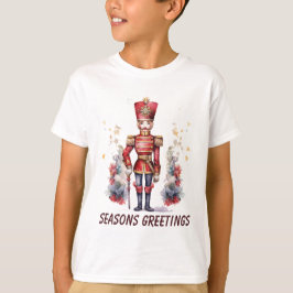 erste Weihnachtsjunge Nutcracker Wasserfarbe T-Shirt
