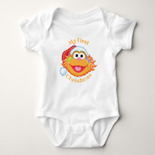 Erste Weihnachtsvergrößerung für Weihnachtsmannmüt Baby Strampler