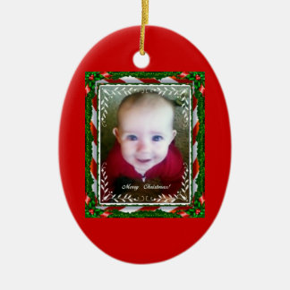 Erste Weihnachtsverzierung Keramikornament