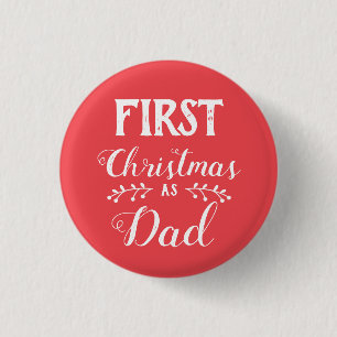 Erste Weihnachtszeit als Vater, die weißen Text en Button