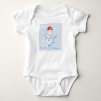 Erste Weihnachtszeit für ein Baby Baby Strampler