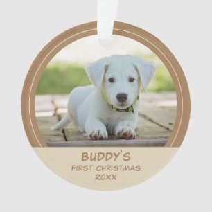 Erste Welpen Weihnachten Personalisierte Haustiere Ornament