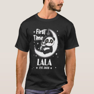 Erste Zeit Lala EST. 2026 Muttertag Süße Herzen T-Shirt