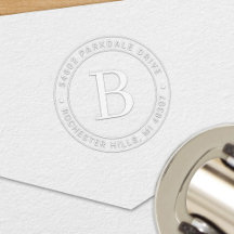 Erste Zuhause-Adresse des Classic Round Monogram