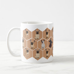 Erstelle 6 Petr-Fotos French Bulldog Honeycomb Kaffeetasse