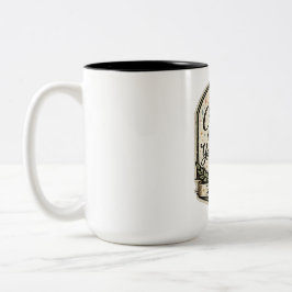 Erstelle das Leben, das du dir vorstellst Inspirie Zweifarbige Tasse