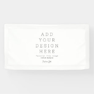 Erstelle Dein eigenes 1,6' x 3' Banner