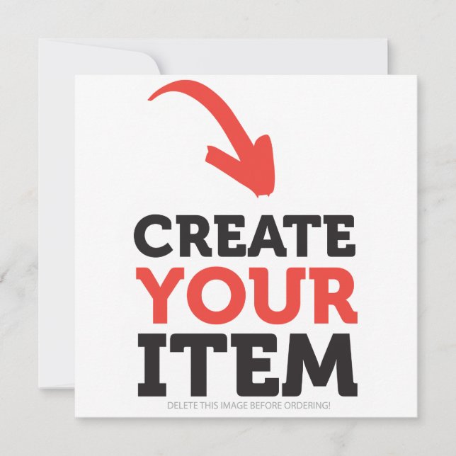 ERSTELLE-DEIN-EIGENES Benutzerdefiniertes Upload-D Karte (Vorderseite)