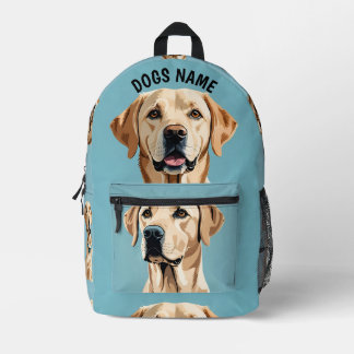 "erstelle dein eigenes" Bild hier Hund Bedruckter Rucksack