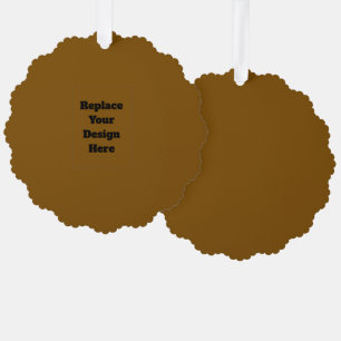 Erstelle Dein eigenes Braun Ornament Karte