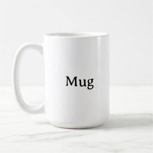 Erstelle Dein eigenes einfaches individuelles 425g Kaffeetasse