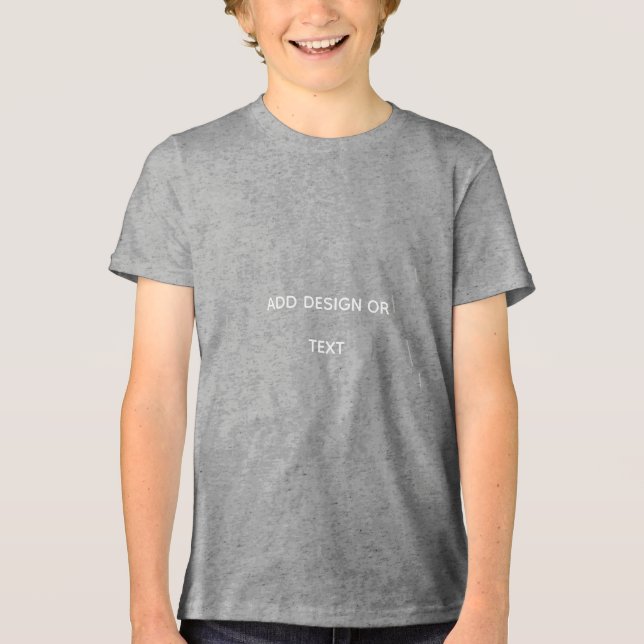 Erstelle dein eigenes einfaches Tri-Blend shirt (Vorderseite)