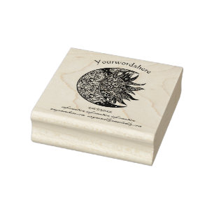 Erstelle Dein eigenes Filigree Sonne Mond Mandala Gummistempel