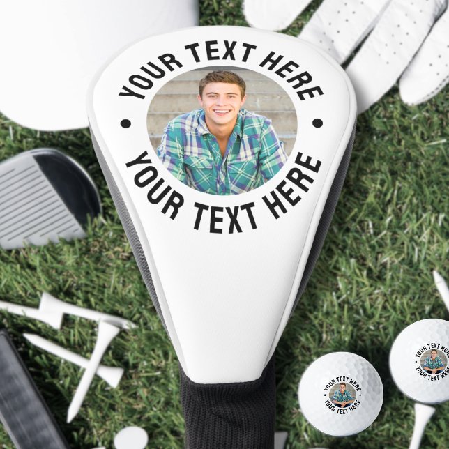Erstelle dein eigenes Foto Golf Headcover (Create your Own Photo Golf Head Cover)