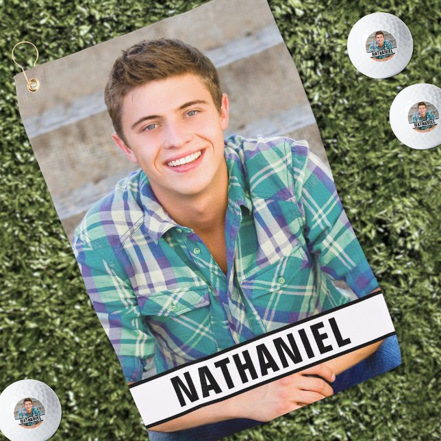 Erstelle dein eigenes Foto Golfhandtuch (Create your Own Photo Golf Towel)