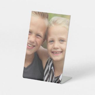 Erstelle Dein eigenes Foto Sockelschild