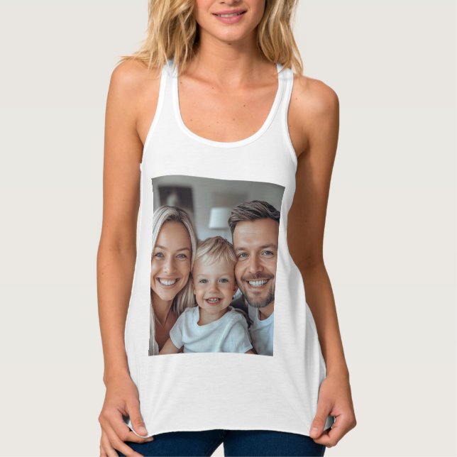 Erstelle Dein eigenes Foto Tank Top (Vorderseite)