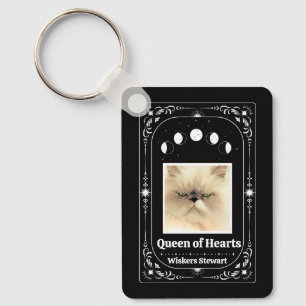 Erstelle Dein eigenes Foto-Tarot-Katzenliebhaber-H Schlüsselanhänger