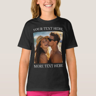Erstelle Dein eigenes Foto und Text T-Shirt