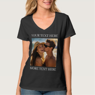 Erstelle Dein eigenes Foto und Text T-Shirt