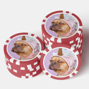 Erstelle Dein Eigenes Haustier-Foto Individuelles Pokerchips
