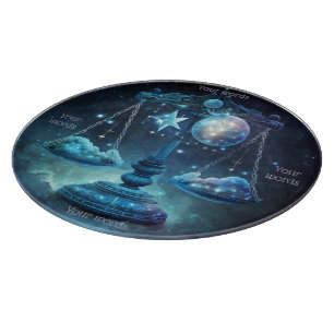 Erstelle Dein eigenes Himmels-Libra-Glas-Altarbret Schneidebrett