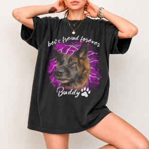 Erstelle dein eigenes Hund Haustier Foto Tier indi T-Shirt