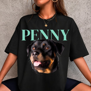 Erstelle dein eigenes Hund Haustier Foto Tier indi T-Shirt