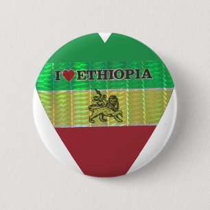 Erstelle dein eigenes Ich liebe das schöne Äthiopi Button