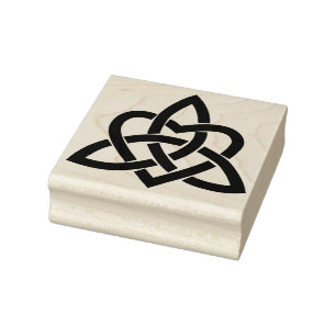 Erstelle Dein eigenes keltisches Knoten-Triquetra- Gummistempel