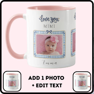 Erstelle Dein Eigenes Love You Mimi Foto Cute Prep Tasse