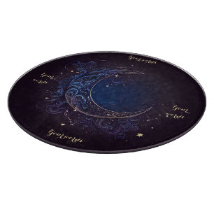 Erstelle Dein eigenes magisches blaues Mond-Altar- Schneidebrett