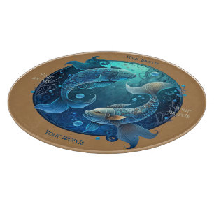 Erstelle Dein eigenes magisches Fische-Glas-Altarb Schneidebrett