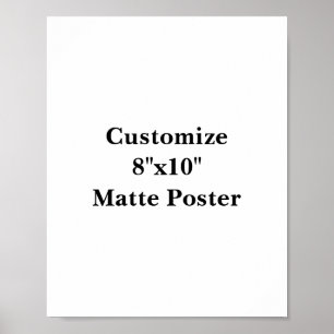Erstelle Dein eigenes Matt-Plakat Poster