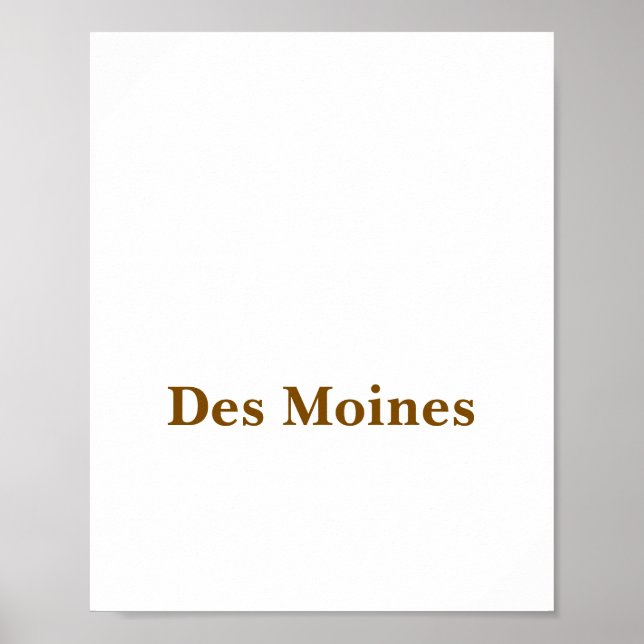 Erstelle Dein eigenes mattes Poster (Vorne)