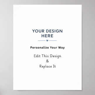 Erstelle Dein eigenes Mattposter Poster
